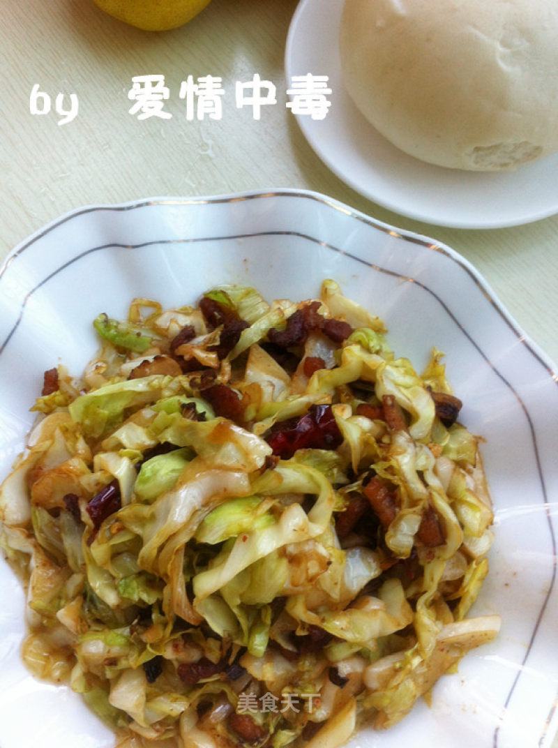 风味圆白菜的做法