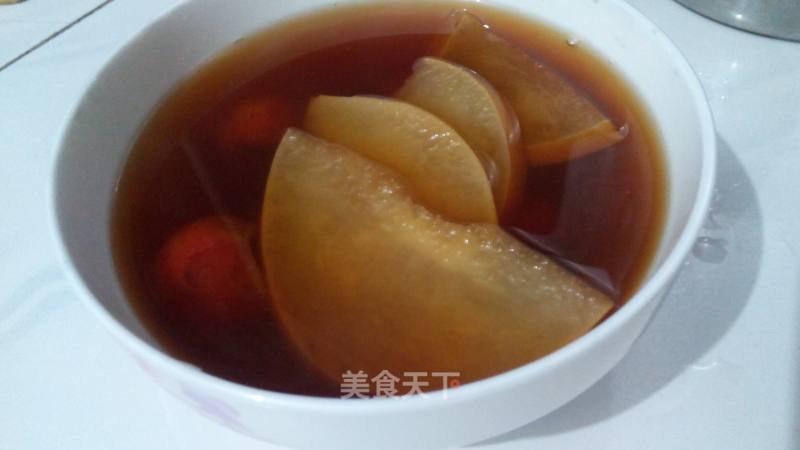 山楂梨汤的做法
