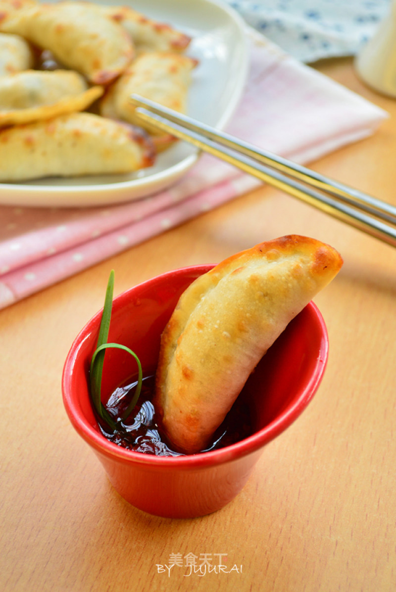脆皮韭菜饺的做法