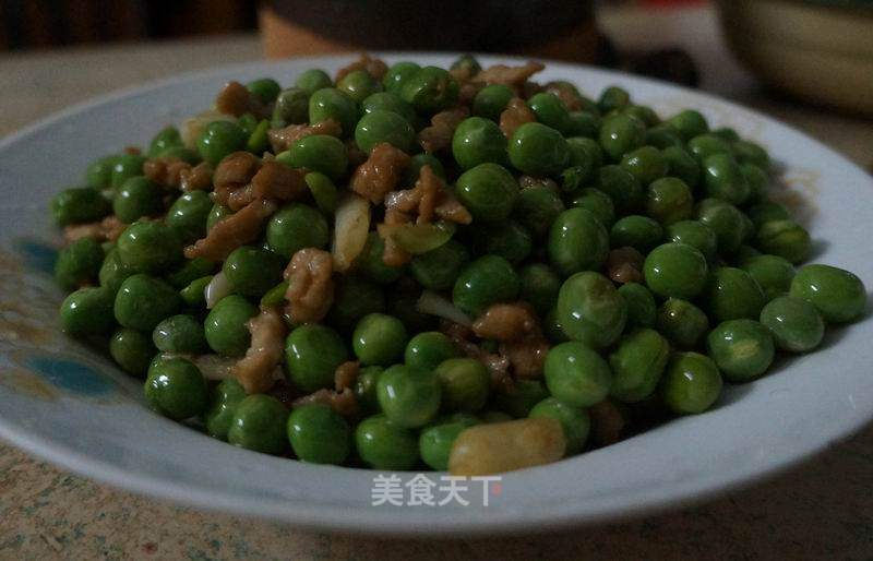 肉末炒青豆的做法