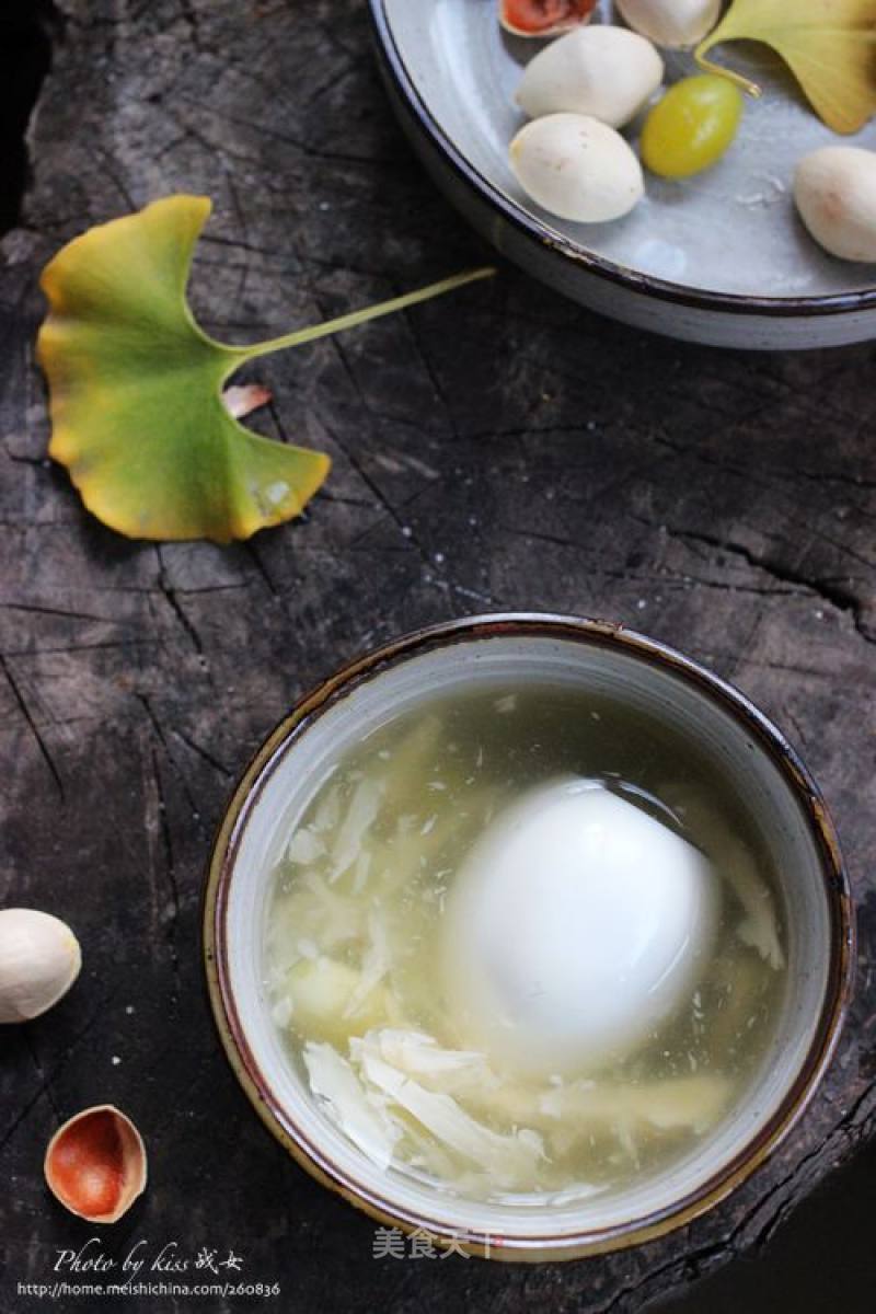 润肺降火---白果腐竹甜汤