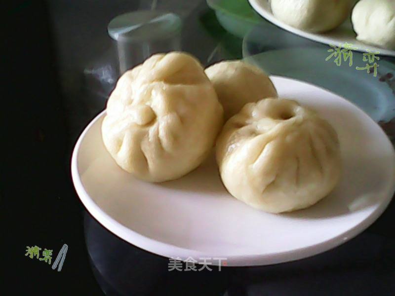 萝卜干肉馅包的做法
