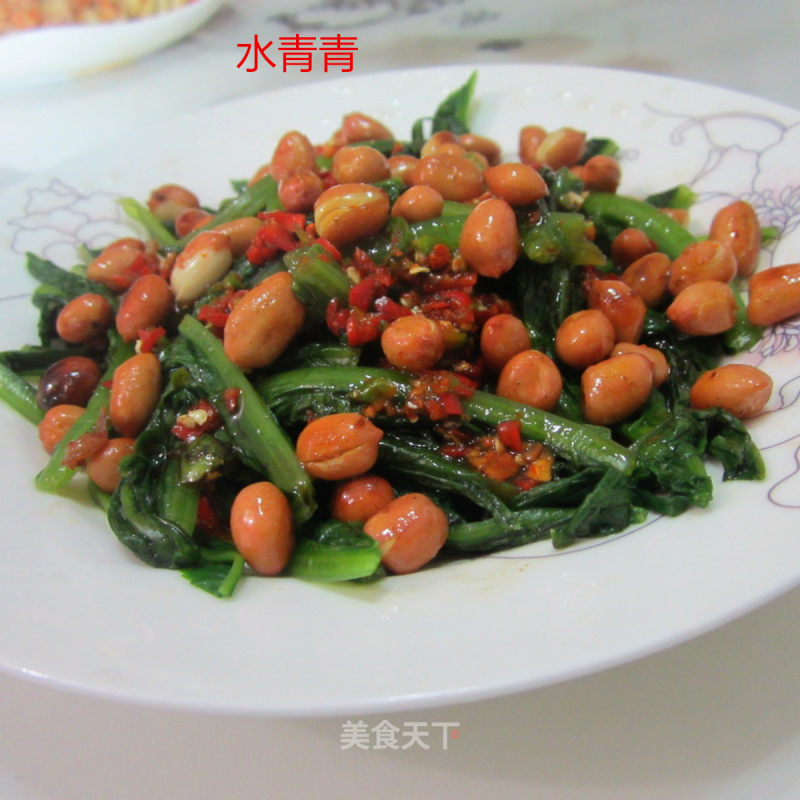 花生米拌莴叶的做法