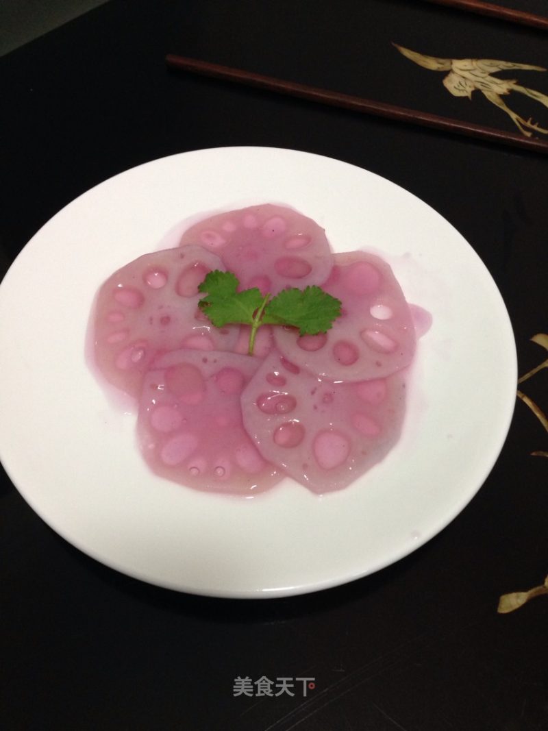 胭脂莲藕的做法