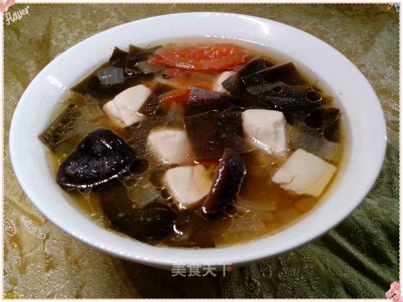 《海带豆腐汤》——暖身营养汤的做法