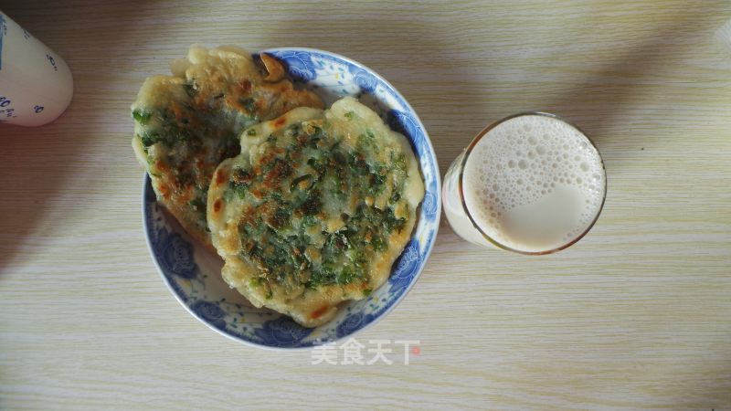 芹菜叶饼的做法
