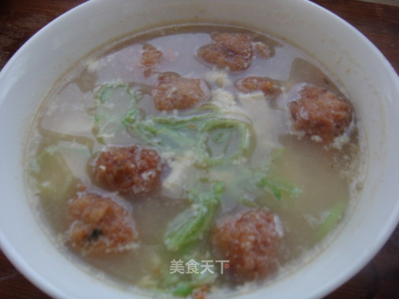 豆腐丸子汤的做法