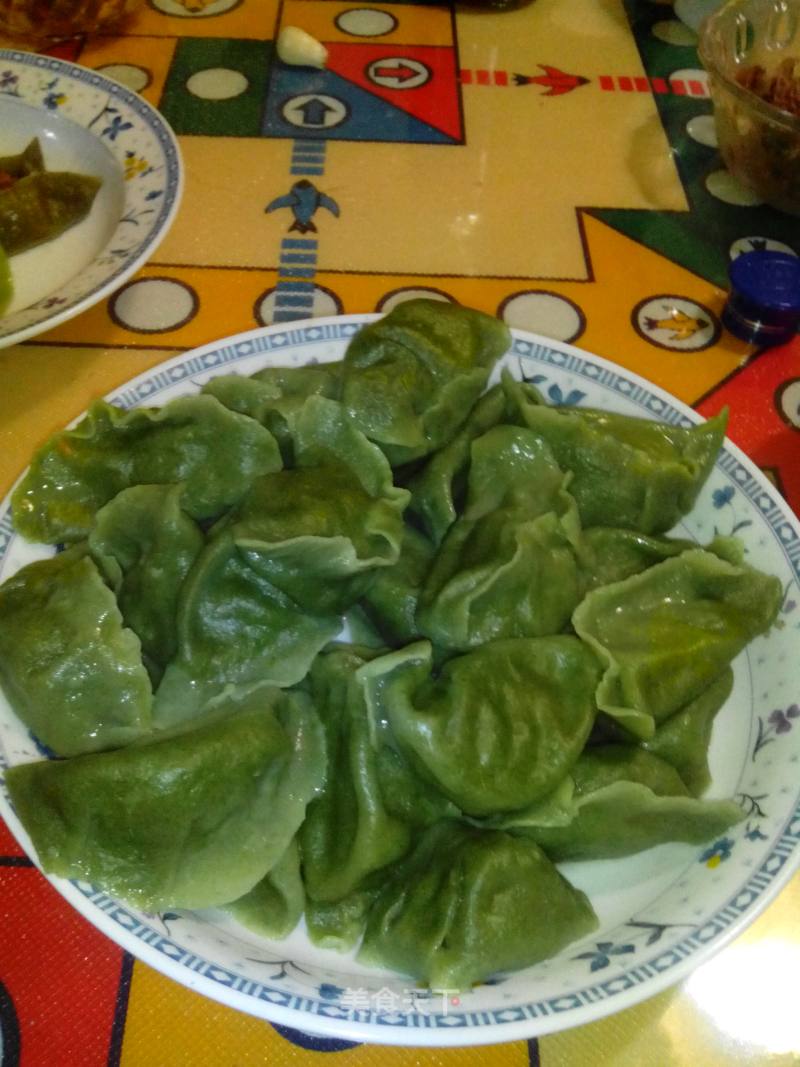 翡翠驴肉蒸饺水饺子的做法