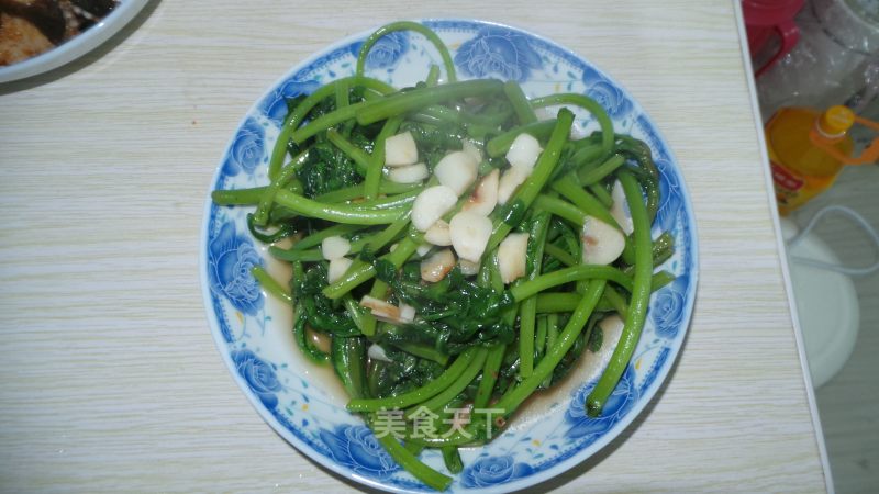 蒜蓉茼蒿的做法