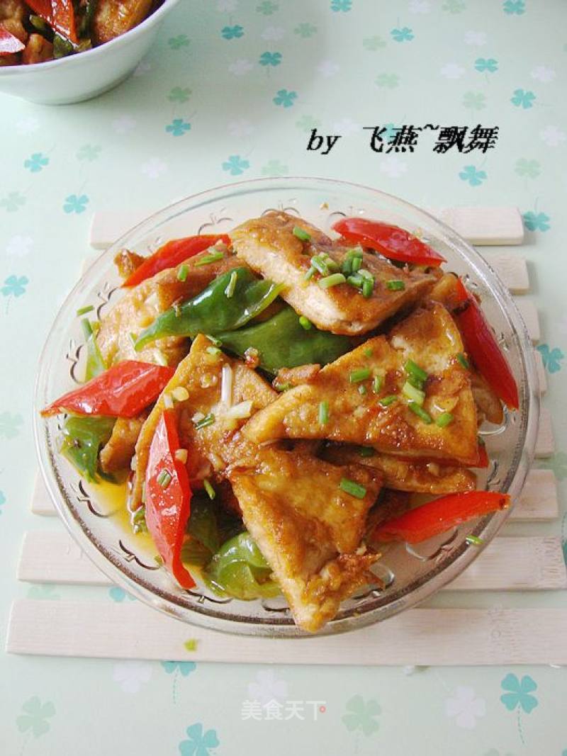 简单家常菜----【泰式甜辣脆皮豆腐】的做法