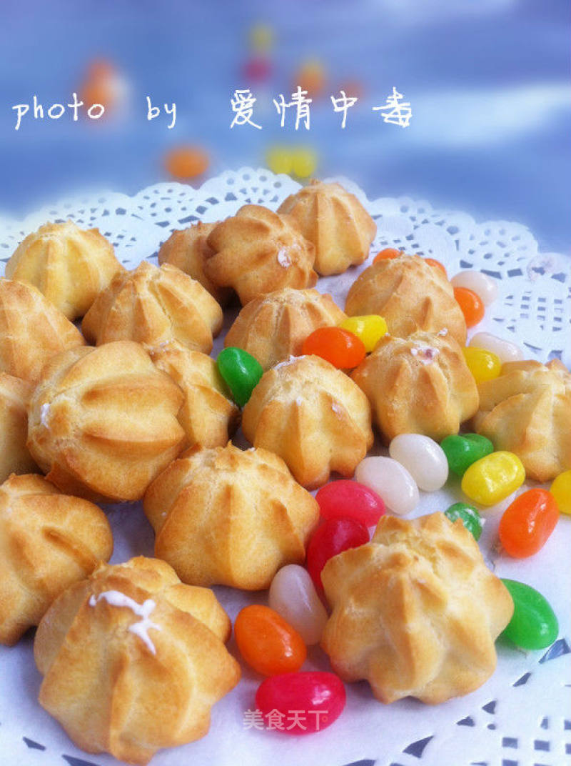 草莓奶油小泡芙的做法