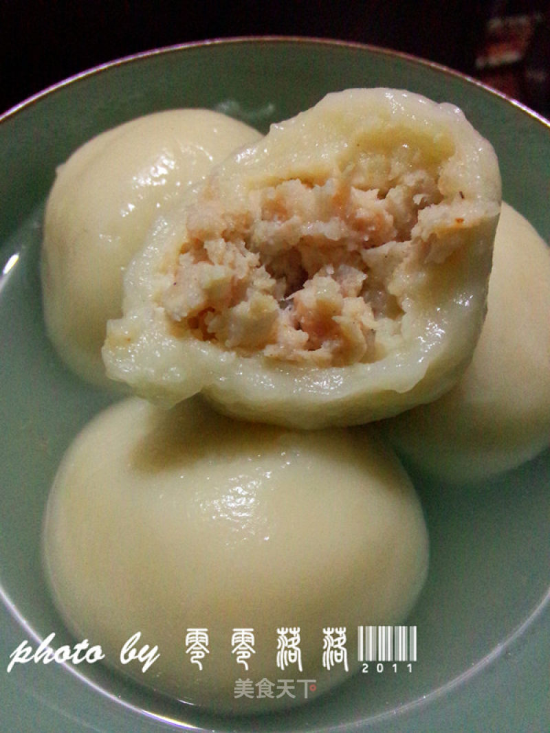 芋头肉馅汤圆