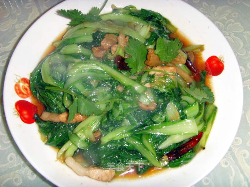 肥油小白菜的做法