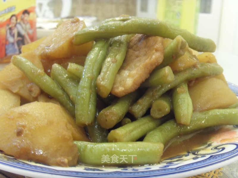 土豆烧芸豆的做法