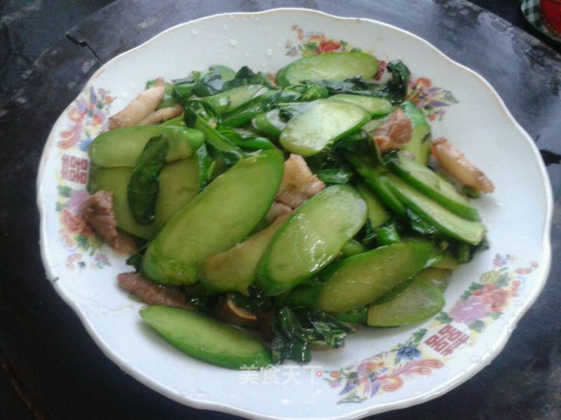 芥蓝炒肉片的做法