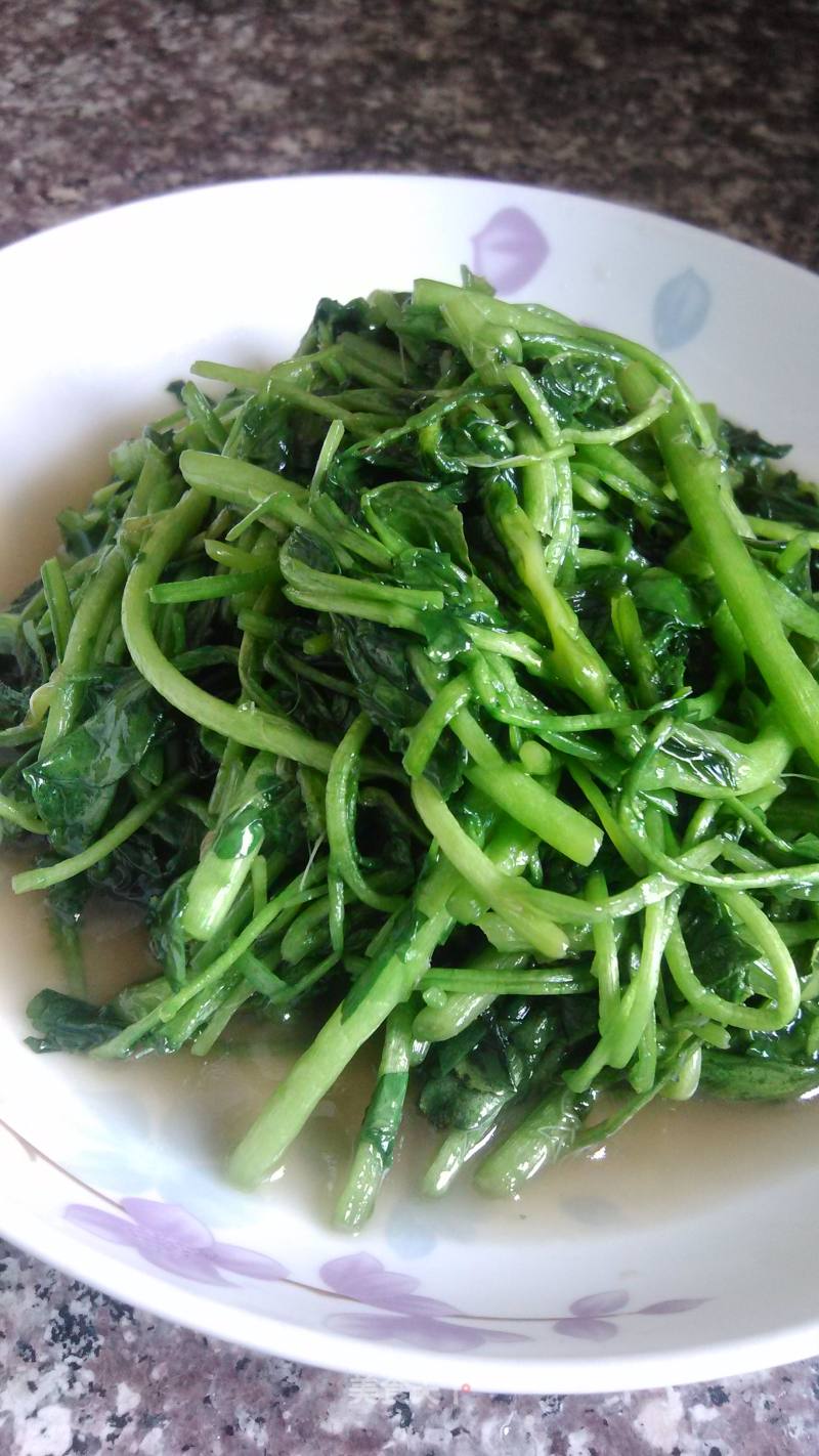 清炒西洋菜的做法