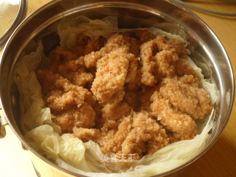 粉蒸鸡肉的做法