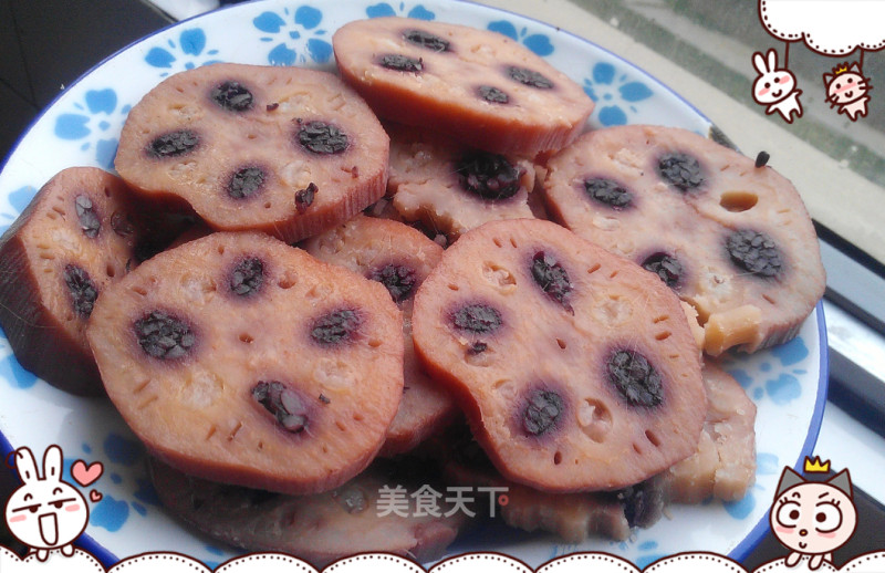 好有爱哦~全家都爱吃的糯米藕的做法