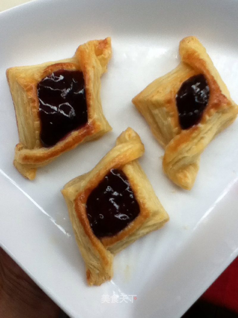 蓝霉酥挞的做法