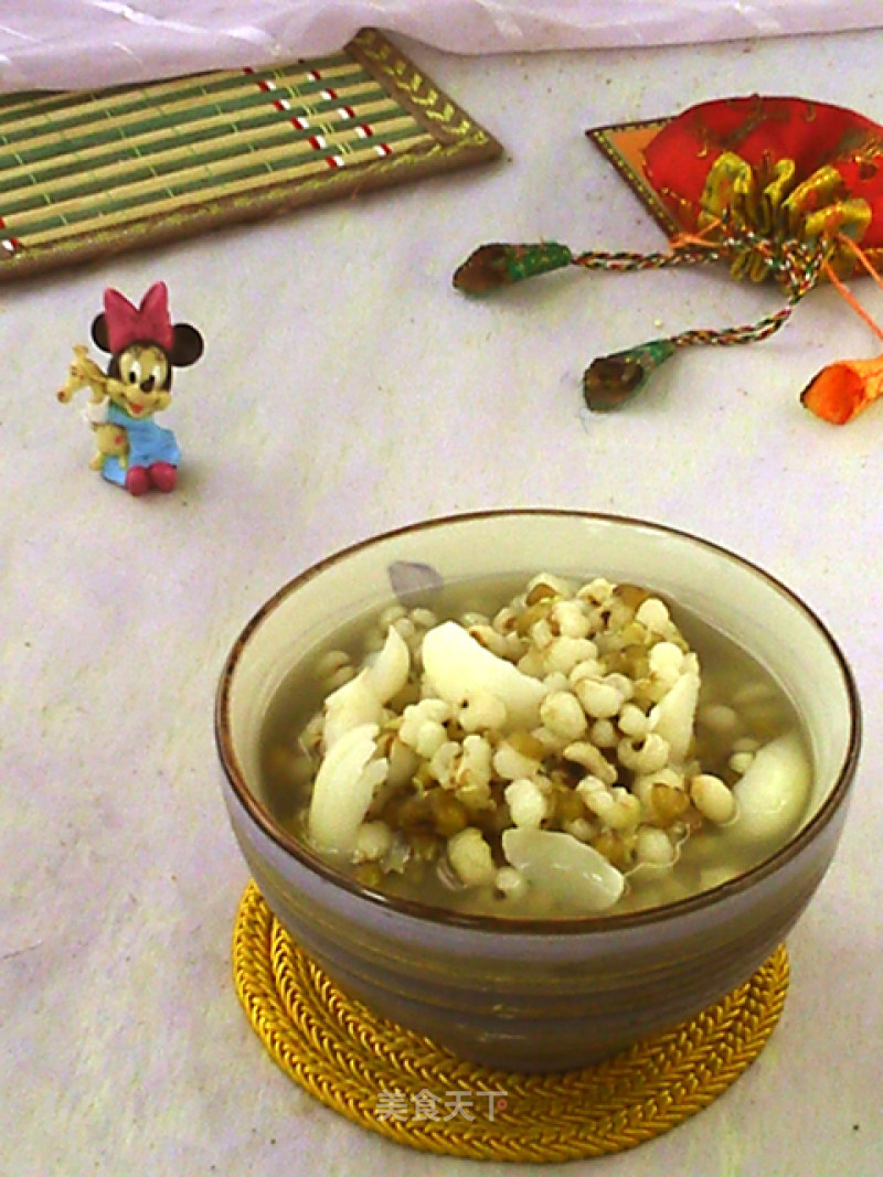 薏米绿豆百合粥的做法