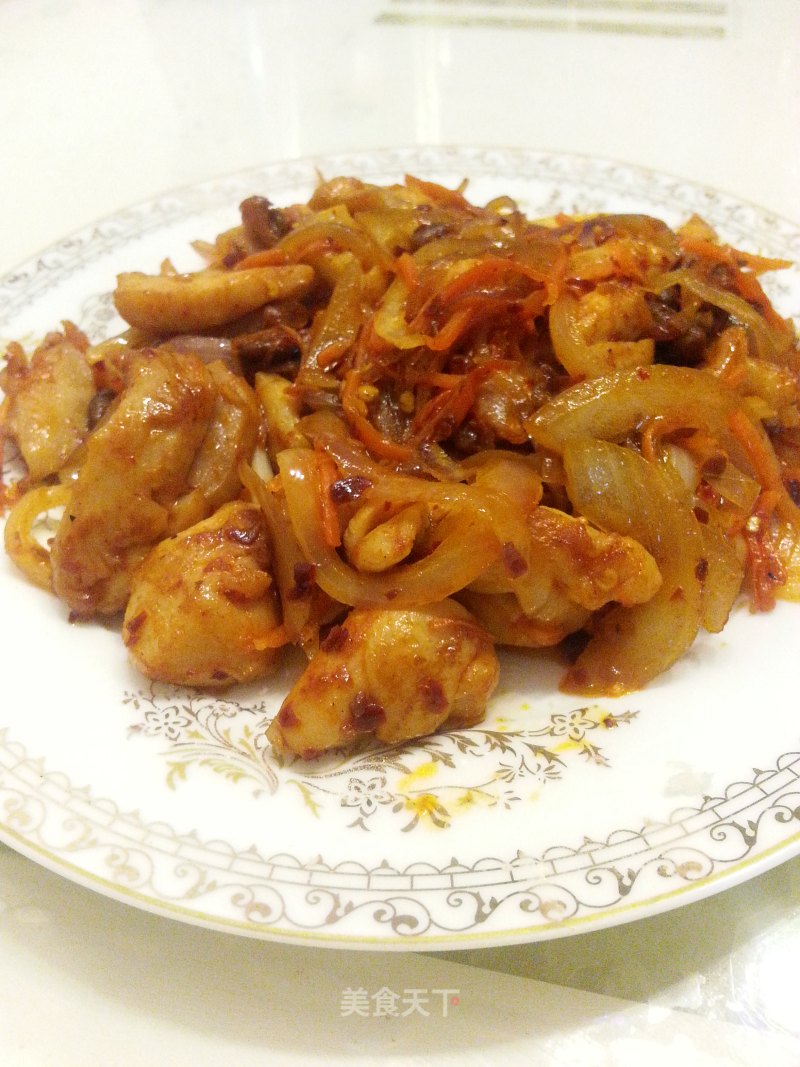 豆豉鸡丝的做法