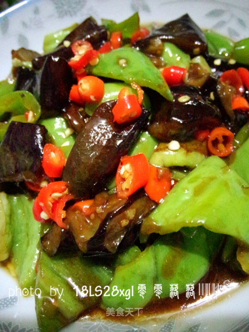 青椒烧茄子——美味家常菜的做法