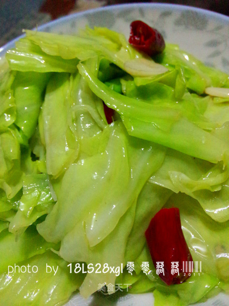 手撕莲花白——健康养身菜的做法