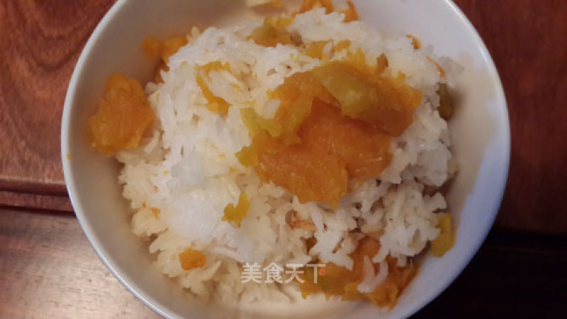 北瓜大米饭的做法