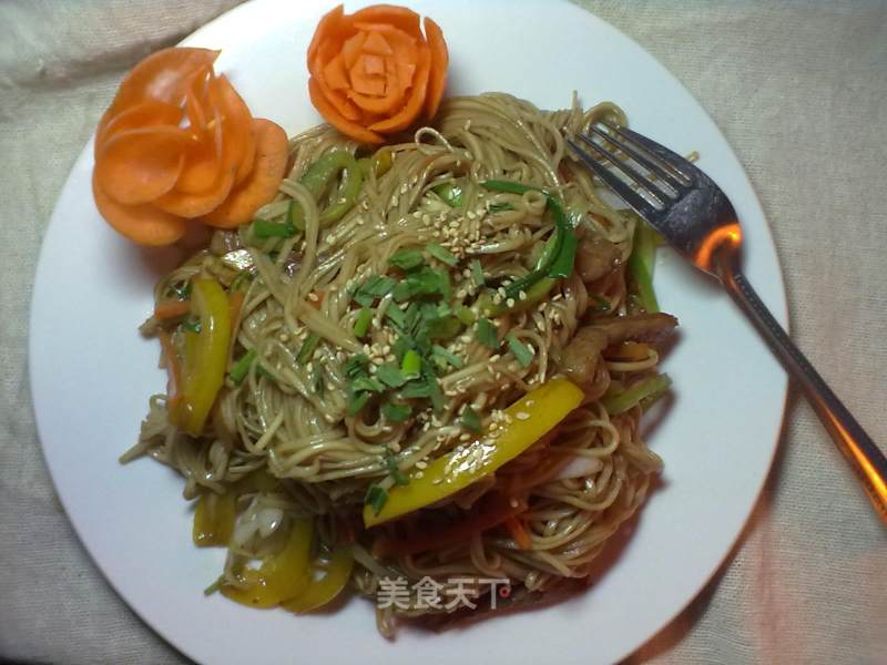 家常炒面的做法
