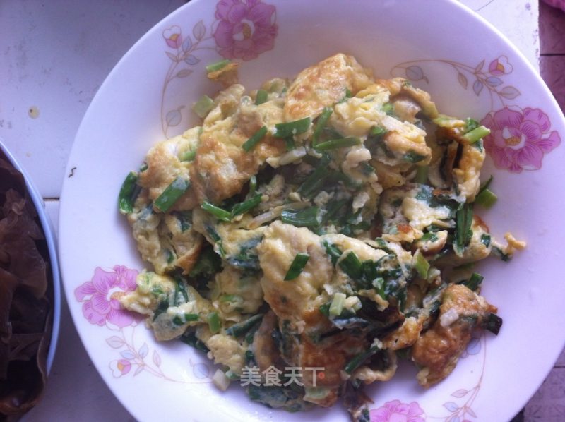 小葱炒蛋的做法