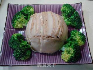 鲍汁蒸扒白灵菇的做法步骤：9