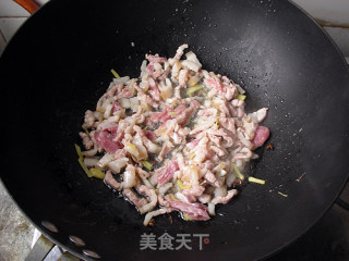 肉丝炒咸菜的做法步骤：5
