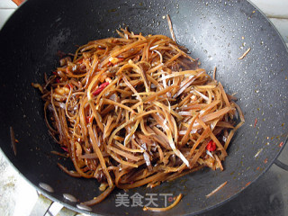 肉丝炒咸菜的做法步骤：8