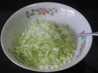 白菜咸肉末蛋饼的做法步骤：2
