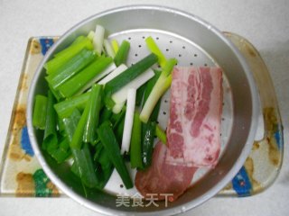 培根葱的做法步骤：2