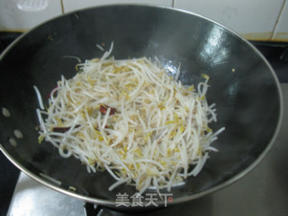 酸辣绿豆芽的做法步骤：5