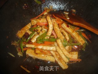 又一道鱼香口儿的菜——鱼香豆腐条的做法步骤：5