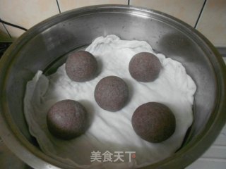 紫米馒头的做法步骤：6