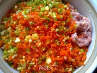玉米蔬菜猪肉饺的做法步骤：4