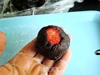 草莓糯米团的做法步骤：11