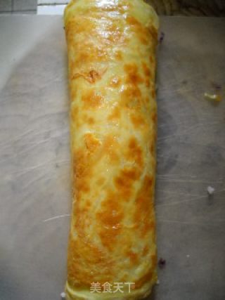 豆皮甘蓝饭卷的做法步骤：12