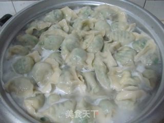 口味清淡的油菜虾仁水饺的做法步骤：10