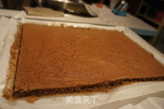 【我的烘培时间】圆滚滚的“小胖子”---可可肉松卷的做法步骤：30