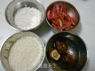 猪肉香菇粥的做法步骤：1