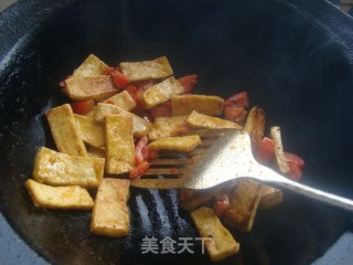 新搭配-----番茄烧豆腐的做法步骤：4