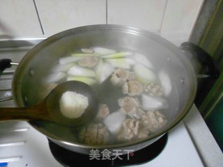 菜心贡丸汤的做法步骤：4