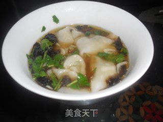 春天的味道——野菜鲜肉馄饨的做法步骤：14