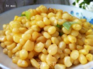 【减肥食谱】清炒玉米粒的做法步骤：8