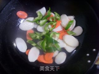 青椒炒山药的做法步骤：9