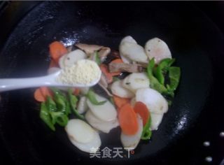 青椒炒山药的做法步骤：12
